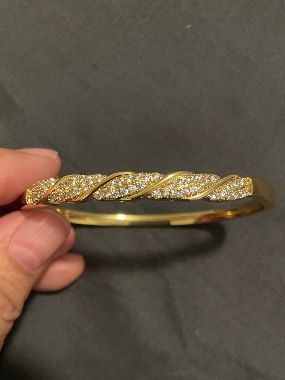 New - 14k gold plated bangle